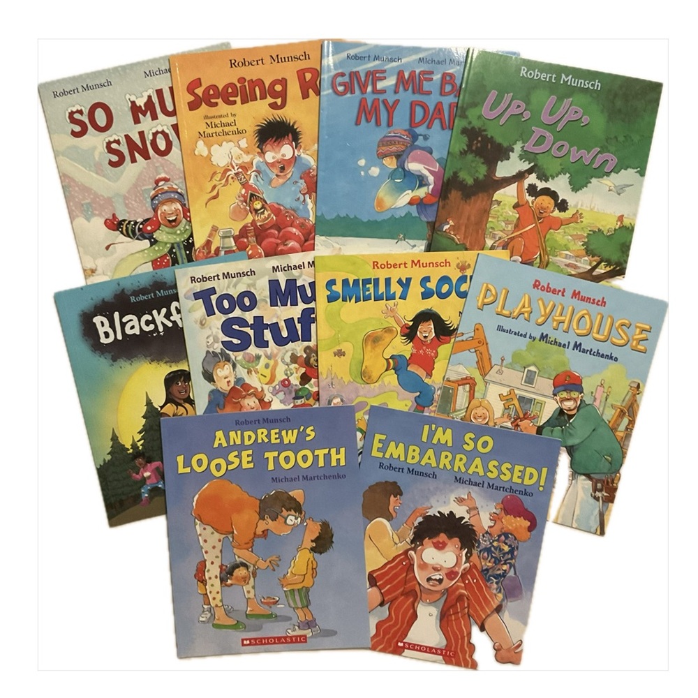 10 Robert Munsch Books Illustrated by Michael Martchenko and Jay Odjick